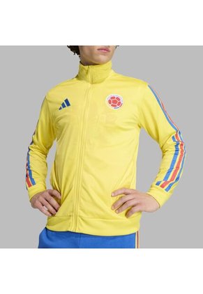 Chaqueta Adidas Hombre Deportiva Con ADN De Colombia - Amarillo