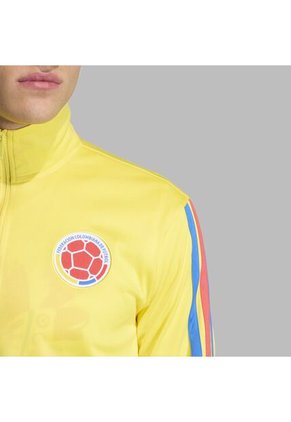 Chaqueta Adidas Hombre Deportiva Con ADN De Colombia - Amarillo