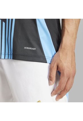 Camiseta Adidas Hombre Argentina Pre-Match-Negro-Azul
