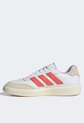 Tenis Lifestyle Blanco-Beige-Coral adidas Sportswear Courtblock