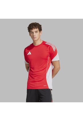 Camiseta Adidas Hombre Training De Competición-Rojo-Gris