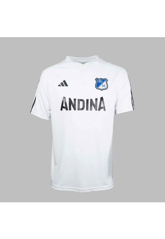 Camiseta  Adidas Hombre Entreno Millonarios FC 2024-Blanco adidas Performance