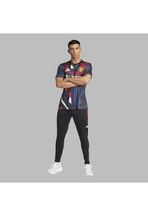 Camiseta Adidas Hombre Mufc Prepartido-Negro-Multicolor