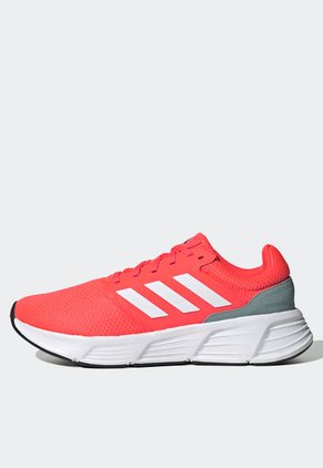 Tenis Running Naranja Neón-Blanco-Gris adidas Performance Galaxy 6