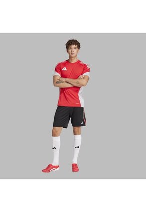 Camiseta Adidas Hombre Training De Competición-Rojo-Gris