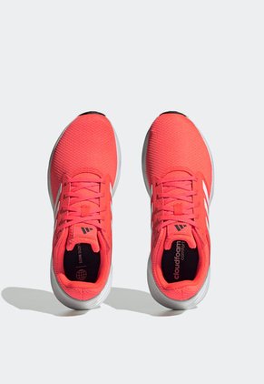 Tenis Running Naranja Neón-Blanco-Gris adidas Performance Galaxy 6