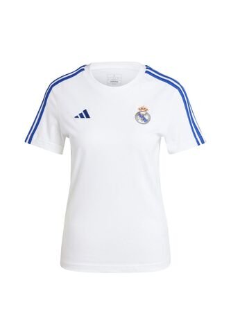 Adidas Performance Camiseta Adidas Mujer Polo 3 Tiras Real Madrid - Blanco - Azul Camiseta adidas Performance