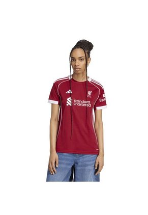 Adidas Performance Camiseta Adidas Mujer Liverpool FC 25/26 Home - Rojo - Blanco Camiseta