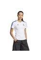 Adidas Performance Camiseta Adidas Mujer Polo 3 Tiras Real Madrid - Blanco - Azul Camiseta de adidas Performance