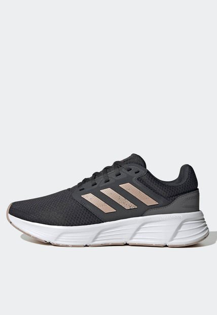 Tenis Running Negro-Blanco-Nude adidas Performance Galaxy 6
