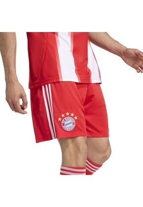Adidas Performance Pantaloneta Adidas Hombre Primera Equipación FC Bayern 25/26 - Rojo - Blanco Pantaloneta