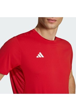Camiseta Running Rojo Adidas Adizero Essentials