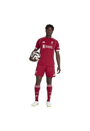 Adidas Performance Pantaloneta Adidas Hombre Local Del Liverpool FC 25/26 - Rojo - Blanco Pantaloneta