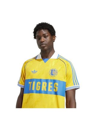 Adidas Performance Camiseta Adidas Hombre Aniversario Tigres UANL - Amarillo - Azul Camiseta