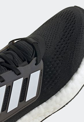 Tenis Running Negro-Blanco-Gris adidas Performance Pureboost 22