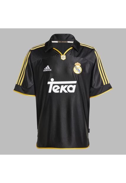 Camiseta Adidas Hombre 2da Real Madrid 99/00 -Negro-Amarillo