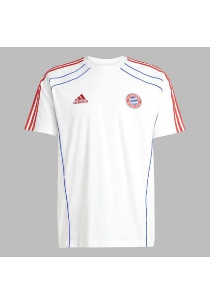 Camiseta Adidas Hombre UBP FC Bayern- Blanco-Azul