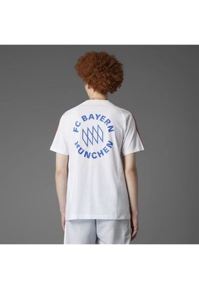 Camiseta Adidas Hombre UBP FC Bayern- Blanco-Azul