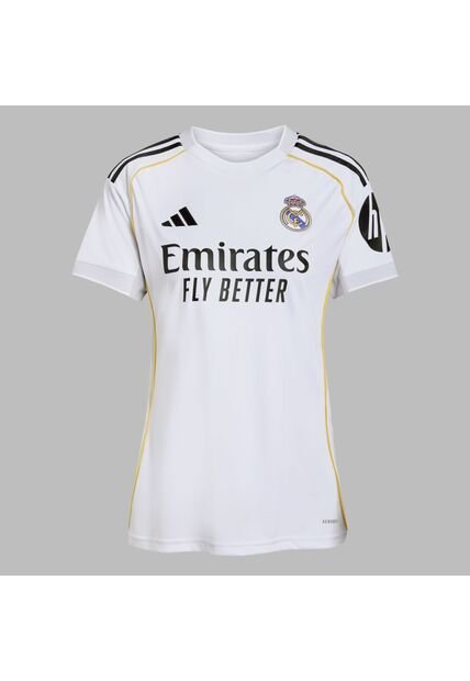 Camiseta Adidas Mujer Local Real Madrid 25/26 - Blanco