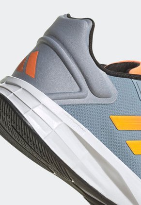 Tenis Running Gris-Blanco-Naranja Neón adidas Performance Duramo 10