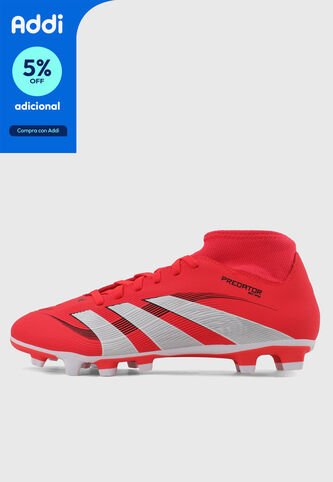 Guayos adidas Performance Predator Club Sock FG/MG Rojo adidas Performance