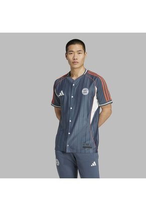 Camiseta Adidas Hombre Del FC Bayern EE. UU. – Gris
