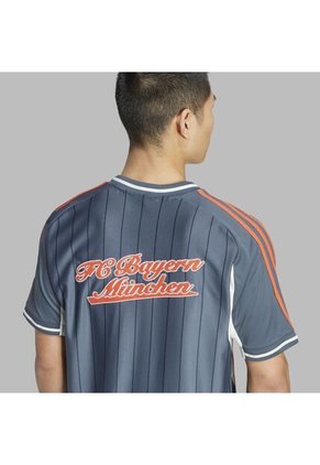 Camiseta Adidas Hombre Del FC Bayern EE. UU. – Gris