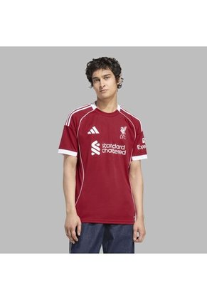 Camiseta Adidas Hombre Liverpool FC 25 Home - Rojo - Blanco