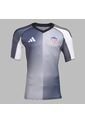 Camiseta Adidas Hombre 2da Junior FC 2025 - Gris - Blanco de adidas Performance