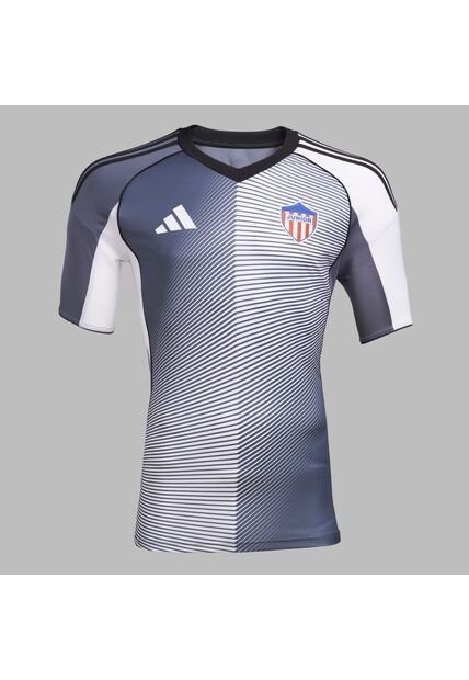 Camiseta Adidas Hombre 2da Junior FC 2025 - Gris - Blanco