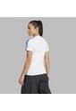 Camiseta Adidas Mujer Polo 3 Tiras Real Madrid - Blanco-Azul de adidas Performance