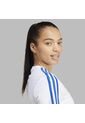 Camiseta Adidas Mujer Polo 3 Tiras Real Madrid - Blanco-Azul de adidas Performance