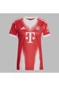 Camiseta Adidas Mujer Local FC Bayern 25/26 - Rojo - Blanco de adidas Performance