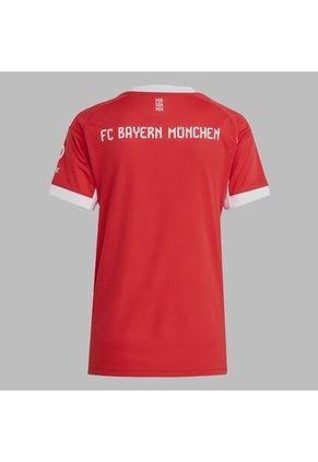 Camiseta Adidas Mujer Local FC Bayern 25/26 - Rojo - Blanco