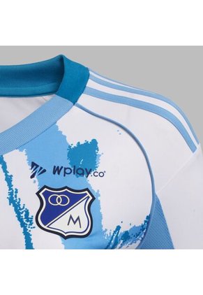 Camiseta Adidas Mujer Millonarios FC 2da 25 - Blanco - Azul