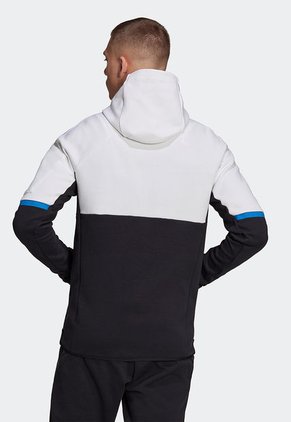 Chaqueta Blanco-Negro-Azul adidas Performance Designed for Gameday