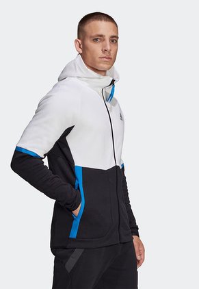 Chaqueta Blanco-Negro-Azul adidas Performance Designed for Gameday