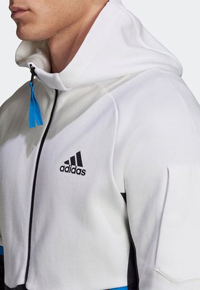 Chaqueta Blanco-Negro-Azul adidas Performance Designed for Gameday