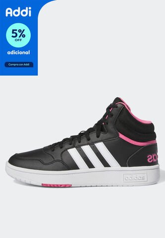 Tenis adidas Sportswear Hoops 3.0 Mid Negro adidas Performance