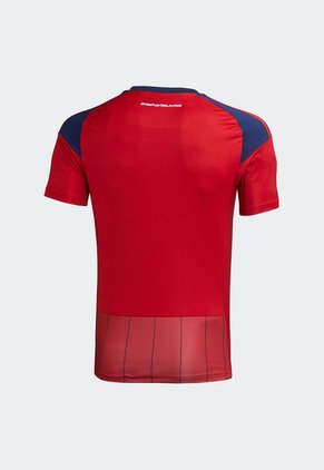 Camiseta Rojo-Azul Navy-Blanco adidas Performance DIM