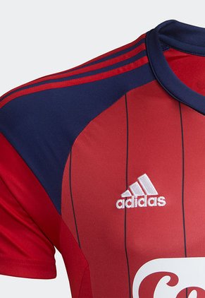 Camiseta Rojo-Azul Navy-Blanco adidas Performance DIM
