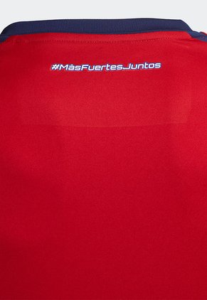 Camiseta Rojo-Azul Navy-Blanco adidas Performance DIM