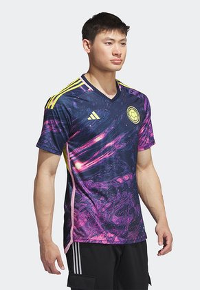 Camiseta Azul-Magenta-Amarillo adidas Performance Selección Colombia Femenina Visitante 23