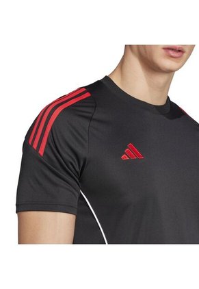 Adidas Performance Camiseta Adidas Hombre Tiro 24-Negro-Rojo Camiseta