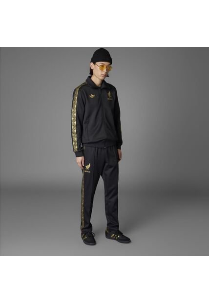 Adidas Performance Buzo Adidas Hombre Deportivo Fed México- Negro-Dorado Buzo