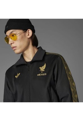 Adidas Performance Buzo Adidas Hombre Deportivo Fed México- Negro-Dorado Buzo