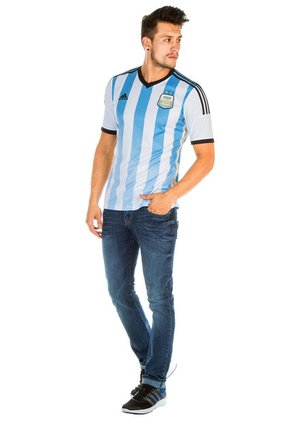 Camiseta  Blanco-Azul adidas Argentina H Jsy