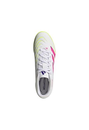 Adidas Performance Guayos Adidas Unisex Predator Club Pasto Sintético-Blanco-Rosado Guayos