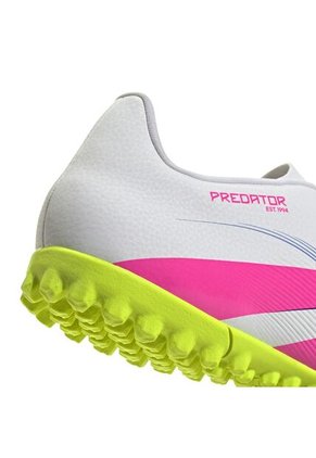 Adidas Performance Guayos Adidas Unisex Predator Club Pasto Sintético-Blanco-Rosado Guayos