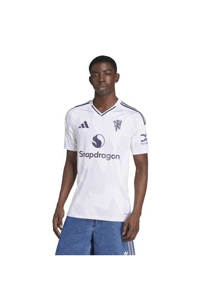 Adidas Performance Camiseta Adidas Hombre Visitante De Manchester United 25/26 - Blanco - Negro Camiseta